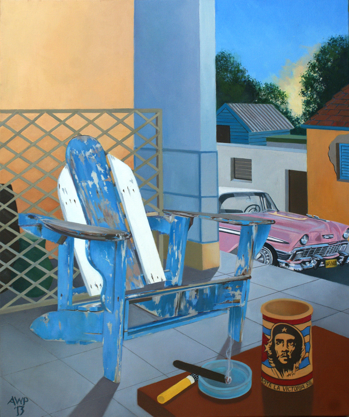 Cuban Chair (Che’s Legacy)  –  60cm x 45cm