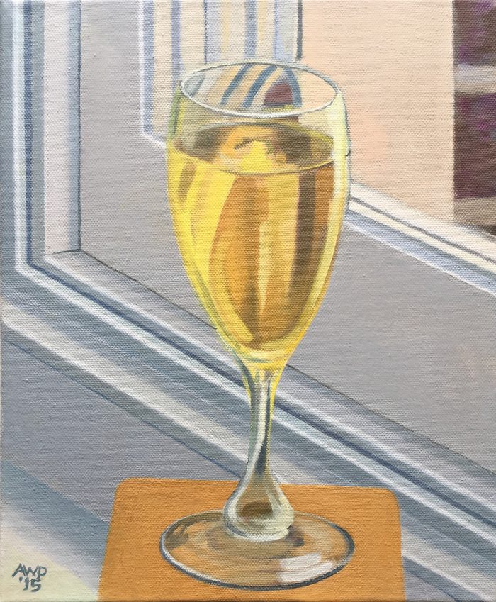 Wine Glass  –  30cm x 20cm © Alan Power