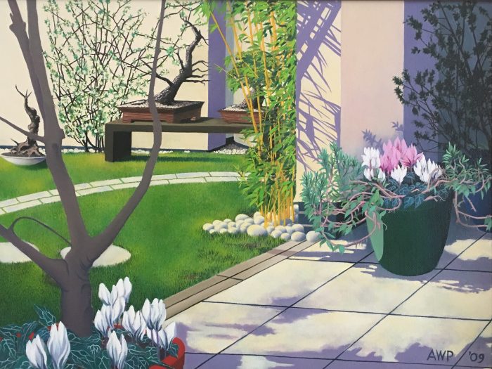 In The Garden  –  45cm x 60cm © Alan Power